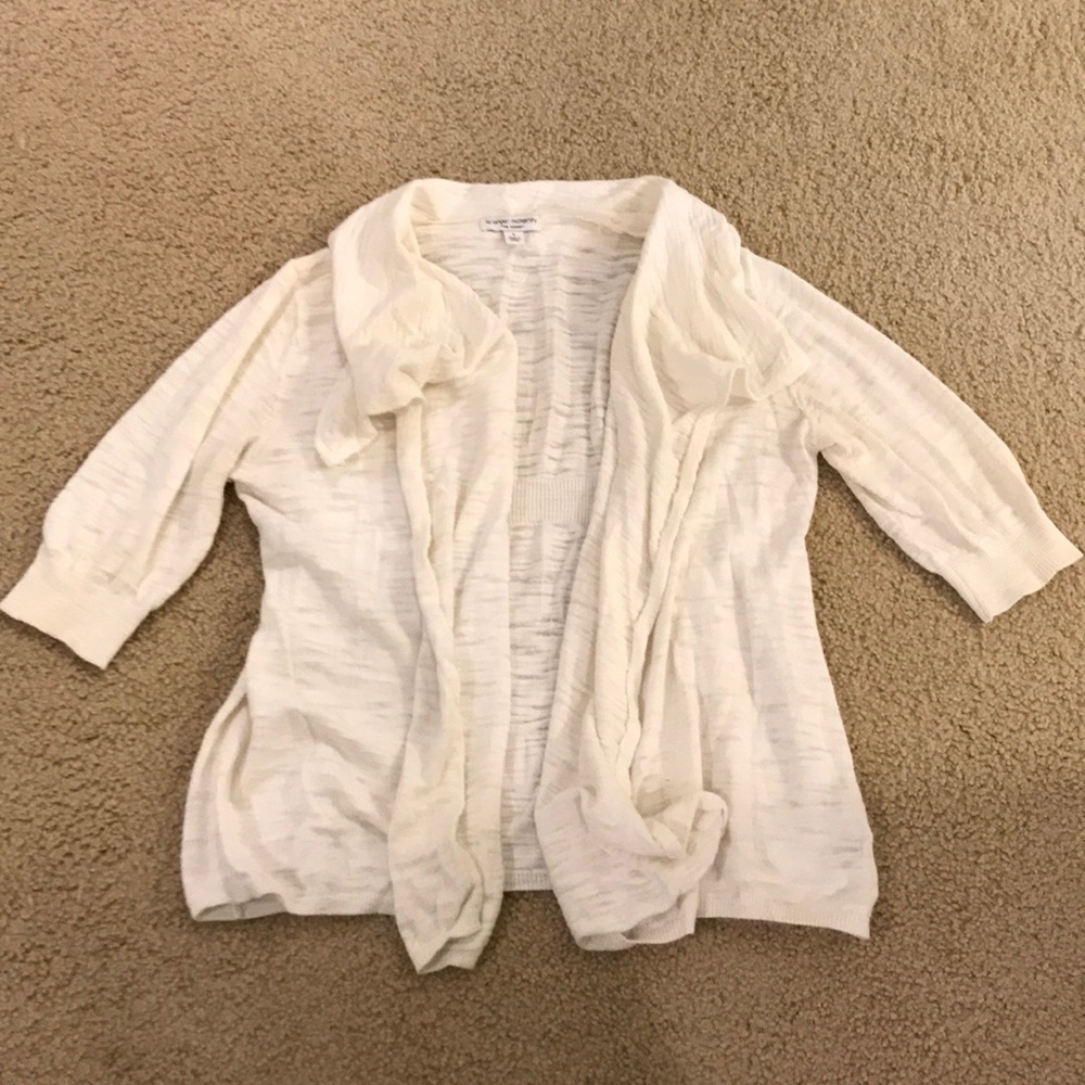Cream colored maternity sweater